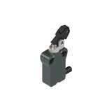 Modular prewired switch with offset roller lever