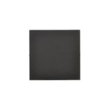 Single button for switches and push buttons, black matt
