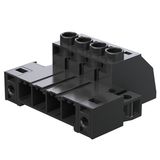 PCB plug-in connector, male plug, 7.62 mm, Number of poles: 5, 180°, Clamping yoke connection, Clamping range, max. : 6 mm², Box