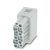 Signal module, 250 V, 10 A, Number of poles: 12, PUSH IN with actuator, Female, Required plug-in slots: 1