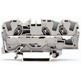 2006-1301 3-conductor through terminal block; 6 mm²; suitable for Ex e II applications