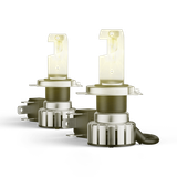 NIGHT BREAKER® LED VINTAGE H4 + R2 adaper 12V 20/19W 1650lm/1000lm 3000K