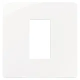 Plana Up 1M cover plate, white