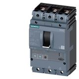 circuit breaker 3VA2 IEC Frame 250 breaking capacity class H Icu=85 kA @ 415 V 3-pole, line protection ETU320, LI, In=250 A overload protection Ir=100 A...250 A short-circuit  3VA2225-6HL32-0DL0