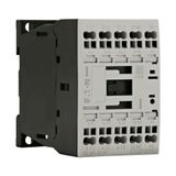 Contactor, 3 pole, 380 V 400 V 4 kW, 1 NC, 48 V DC, DC operation, Push