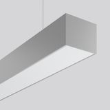 LESS IS MORE vario, 26 W, 3350 lm, 840, silver, on/off Pendant luminai