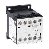 Three-pole contactor, IEC operating current Ie (AC3) = 9A, DC coil, 60VDC, 1NO auxiliary contact
