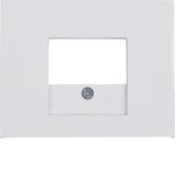 Centre plate TAE cut-out, K.1, p. white glossy