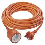 Extension Cord 20 m / 1 socket / orange / PVC / 230 V / 1.5 mm2