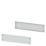 SIVACON, base covers, for cabinet sides, H: 200 mm, D: 800 mm, RAL 7035
