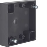 Surface-mounted housing flat surface-mounted, Integro Flow, anthracite