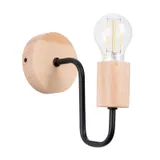 TIMBO WALL LAMP BLACK 1XE27