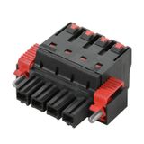 PCB plug-in connector, female plug, 10.16 mm, Number of poles: 5, 180°, PUSH IN with actuator, Clamping range, max. : 16 mm², Box