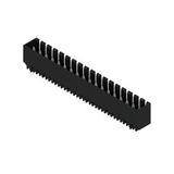 PCB plug-in connector, male header, closed side, THT/THR solder connection, 3.50 mm, Number of poles: 18, 180°, Solder pin length (l): 1.5 mm, tinned, black, Tape