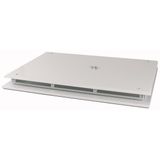 XTSZPTAV4-W1200 Top plate, ventilated, W=1200mm, IP42, grey