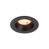 NUMINOS© S recessed ceiling light 2700K 55ø IP20 round bl
