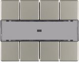 Touch sensor comfort, 4-volt, birch Arsys, stainless steel