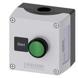 Enclosure for command devices, 22 mm, round