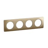 PLATE 4 GANG SATIN BRONZE