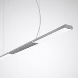 Suspended luminaires Parelia HCL Prisms Silver ETDD8 78W 12400lm Wide reduced glare UGR19 (W19) IK02 3 SDCM