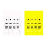 PVC tag, 9 x 15 mm, white color, for SmartPrint-Plus