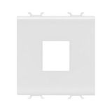 ADAPTER FOR HOUSING DATA CONNECTORS - TYPE AMP/KEYSTONE JACK - 2 MODULES - SATIN WHITE - CHORUSMART