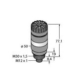 LED Signal Light Compact Signal Tower   TL50CRAQ