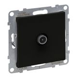 TV MALE PASSTHROUGH 14dB BLACK
