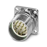 M23-12P1N12W600S - Device connector front mounting