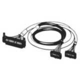 I/O connection cable, unshielded, FCN40 to 2 x MIL20, 2 m XW2Z0456M