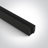 40002AL/B BLACK DALI TRACK SQUARE 2m