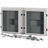 XTMP2N4W3CC-H550W1000 Front cover for 2x NZM4, withdrawable, HxW=550x1000mm, IP55, grey
