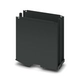 ICS50-B122X120-O-O-9005 - Mounting base housing