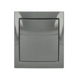 Splash-proof single switch, IP44, 10AX, dark grey