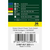 Screwdriver Bit Set 26pc mini ratchet se