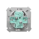 Touch panel 2 modules, Modul 1: 1 touch field, Module 2: 4 touch fields, Fixing: horizontal, Silver mist
