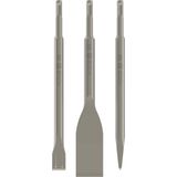 3-piece chisel set, SDS plus 0/20/40 mm