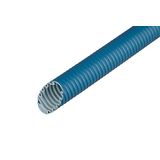 Flexibele kunststof buis; blauw