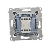 Single key for switches and electronic controllers, Gold matt, metalic