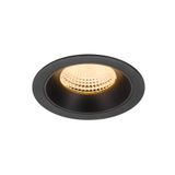 NUMINOS© XL, recessed ceiling light, 3000K 55ø IP20 round bl