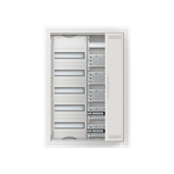 CU25VML ComfortLine Compact distribution board, Flush mounting, 60 SU, Isolated (Class II), IP30, Rows: 5, 864 mm x 615 mm x 125 mm