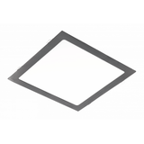 LED luminaire MATIS PLUS, 24 W, 2000 lm, IP20, AC220-240V, 50/60 Hz, 120°, 3000K, recessed, black