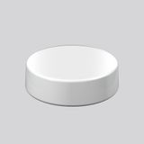 Replacement glass, moulded glass D 330 H 100 colour: white