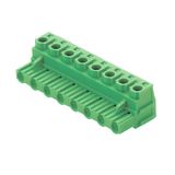 PCB plug-in connector, female plug, 7.50 mm, Number of poles: 10, 180°, Clamping yoke connection, Clamping range, max. : 3.31 mm², Box