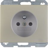 Soc.out. earth. pin, enhncd contact prot.,screw-in lift term.,K.5,stee