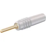 1 mm plug, solder connection, 0.25 mm², white, 22.2602-29