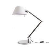 MONTANA table white/black chrome 230V LED E27 11W