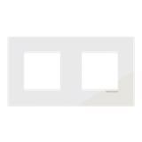 Frame 2-gang / 2+2-modules - Niessen logo - S - Tacteo White