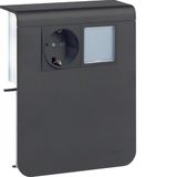 Device bearer outlet/LED SL 20x115 graph