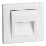 COVER PLATE F/ORIENTATION LIGHT WHITE